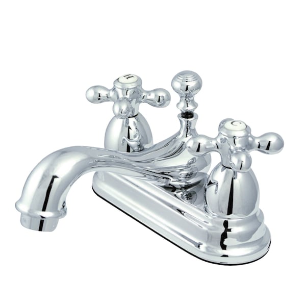 KS3601AX 4" Centerset Bathroom Faucet, Polished Chrome